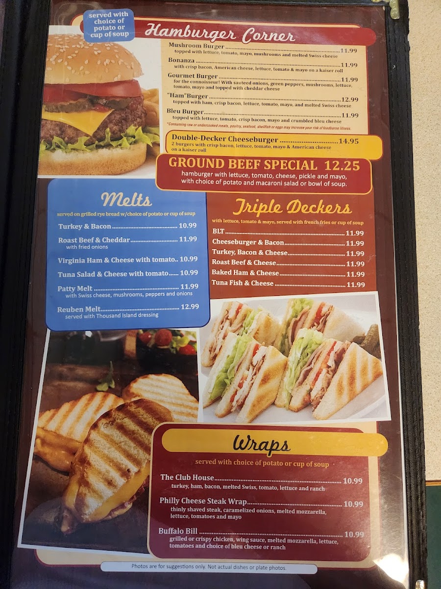 Country Club Family Restaurant Menu - Image 5